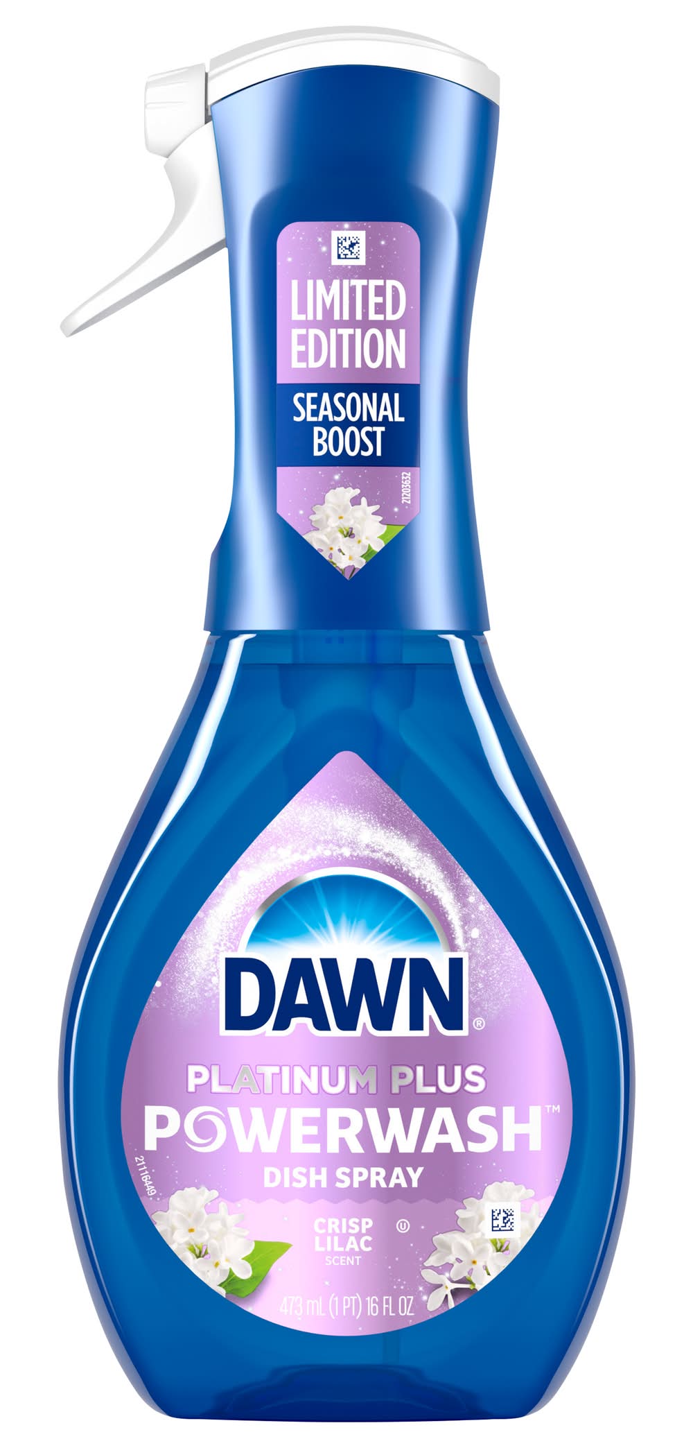 Dawn Platinum Plus Powerwash Dish Spray, Crisp Lilac (16 fl oz)