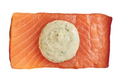 Atlantic Salmon Portions With Butter Skin Off Skin Pack - .5 Lb