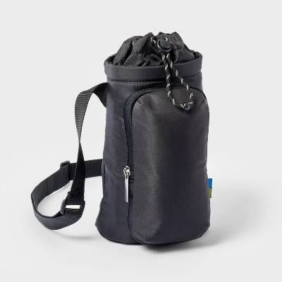 Open Story Water Bottle Bag, Black