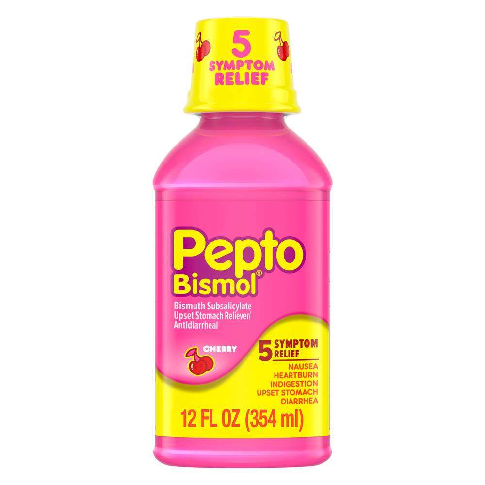 Pepto Bismol Liquid, Cherry Flavor (12 fl oz)