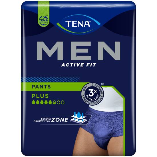 Tena Men Active Fit Pants Plus S/M | Incontinence Underwear (9ct)