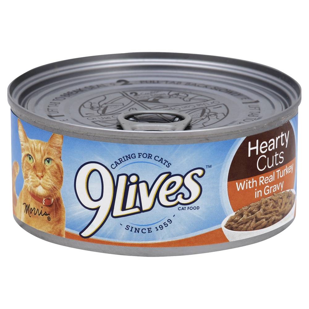 9Lives Hearty Cuts With Real Turkey in Gravy Cat Food (5.5 oz)