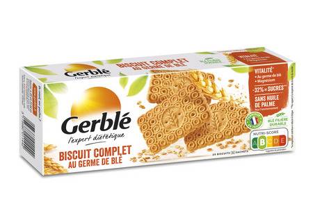 Biscuits complets germe de blé GERBLE - le paquet de 25 - 210 g