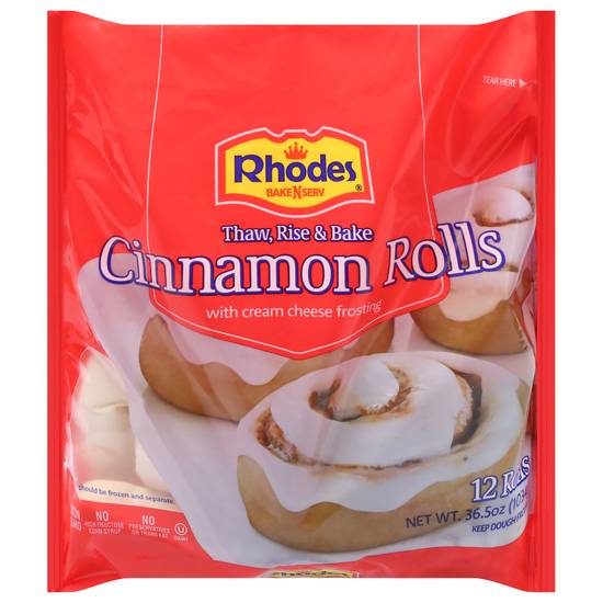 Rhodes Cinnamon Rolls With Cream Cheese Frosting (12 ct)