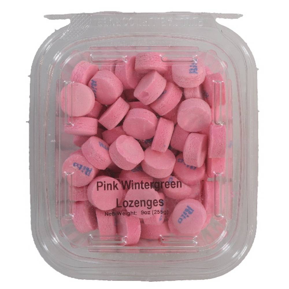 Weis Quality Bulk Food Tub Pink Wintergreen Lozenges
