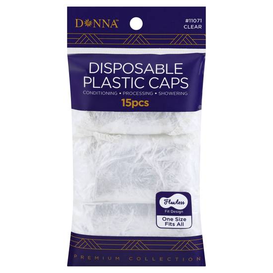 Donna Disposable Shower Cap (15 ct)