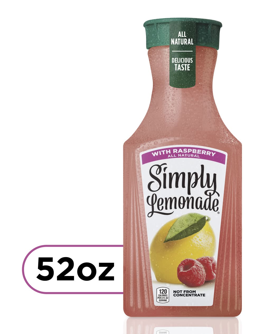 Simply All Natural Lemonade Drink Blend, Raspberry (52 fl oz)