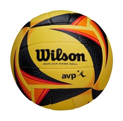 Wilson Optx Avp Tour Outdoor Volleyball, Yellow-Black