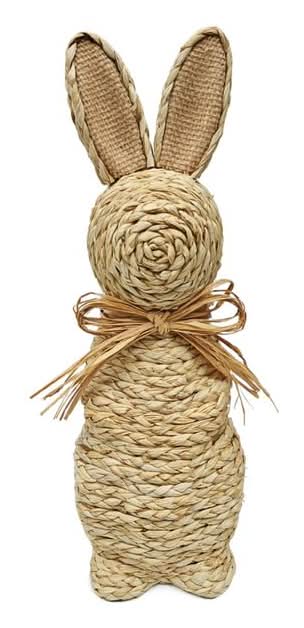 Pascua Conejo Café Tipo Ratan 33cm 1 Pz