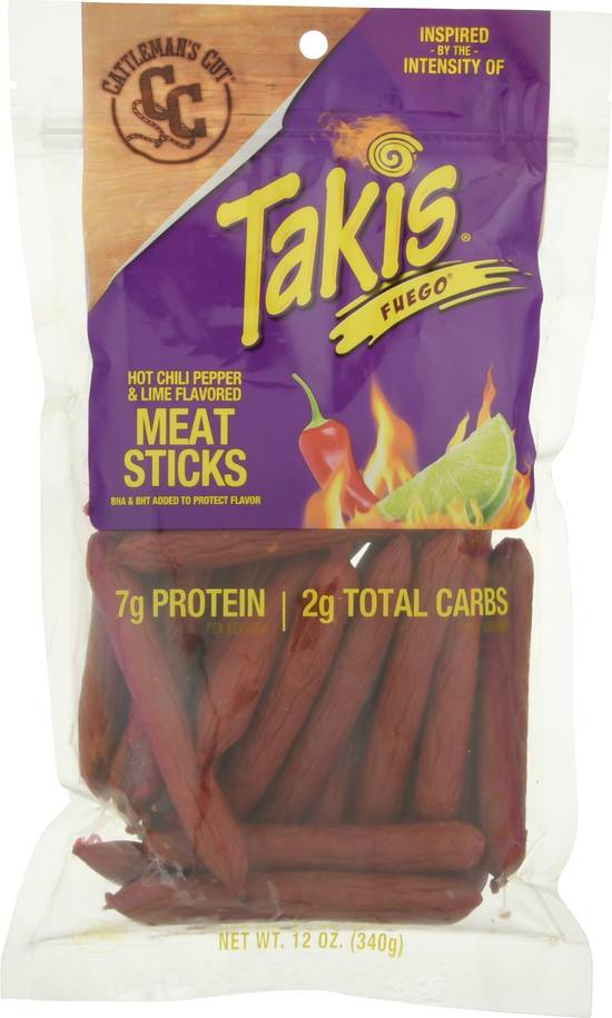 Takis Fuego Meat Sticks - 12 OZ