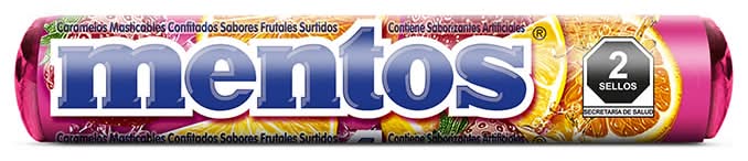Mentos · Pastillas roll fruit (356 g)