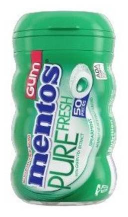 Mentos Spearmint Gum 4oz Bottle