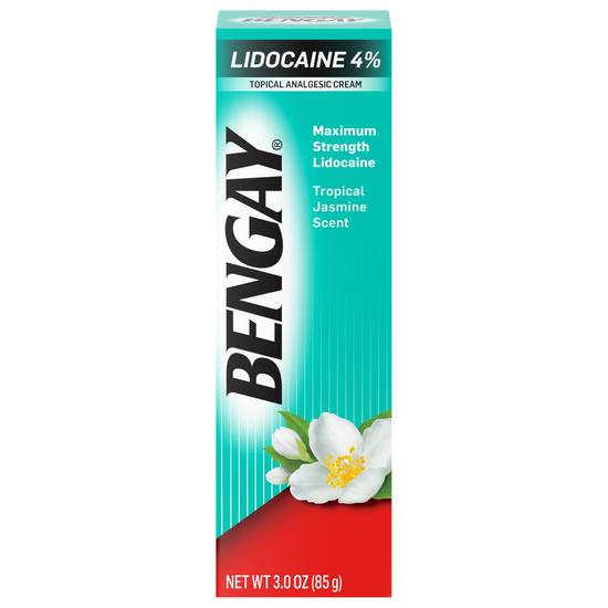 Bengay Tropical Jasmine Scent Analgesic Cream (3 oz)