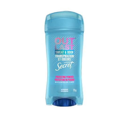 Secret Clear Gel Sweat and Odor Deodorant (73 g)