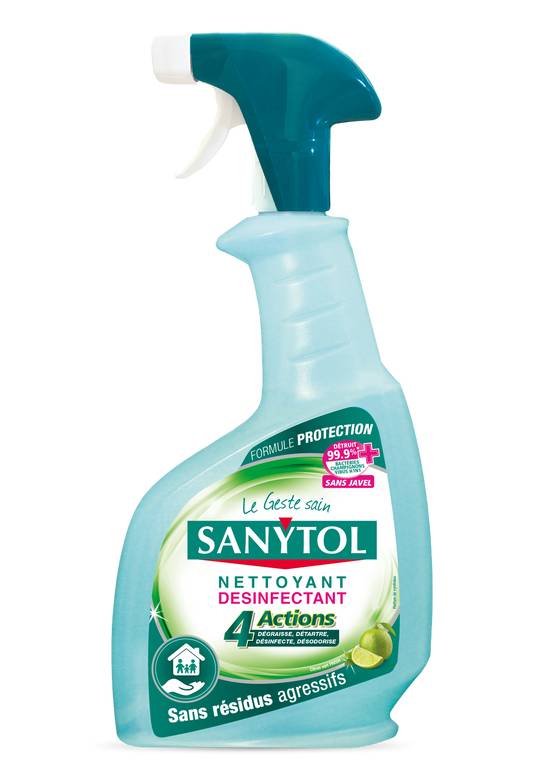 Sanytol - Nettoyant ménager désinfectant multi-usages 4 en 1