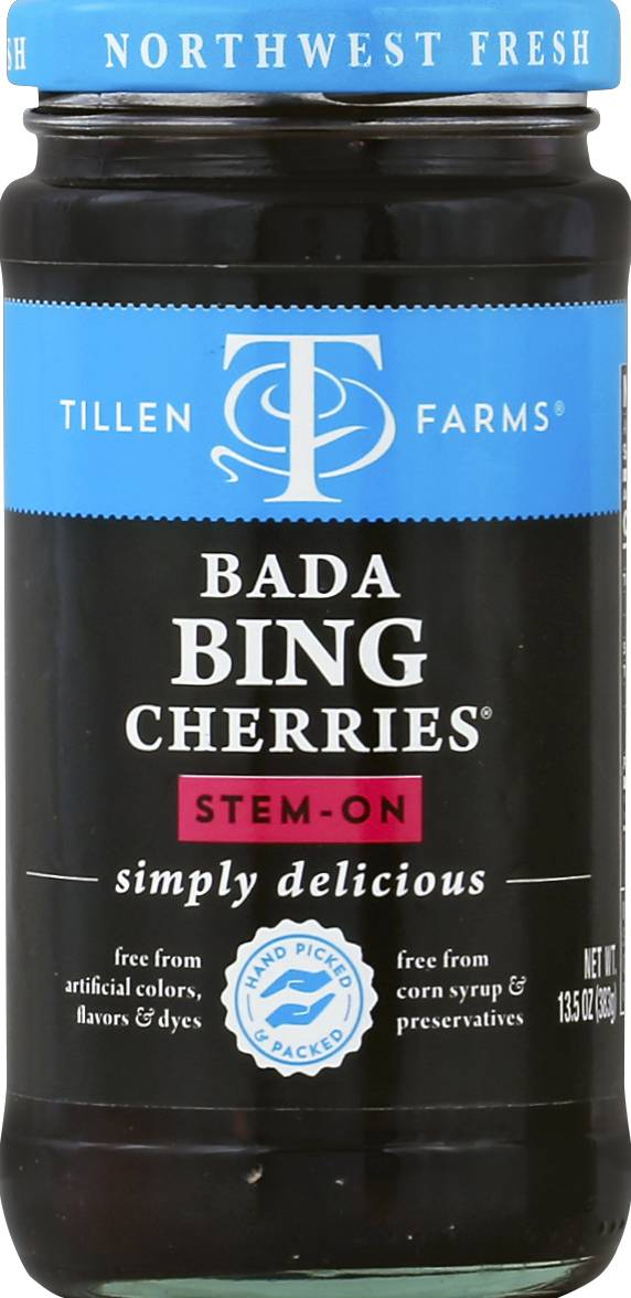 Tillen Farms Stem-On Bada Bing Cherries (13.5 oz)