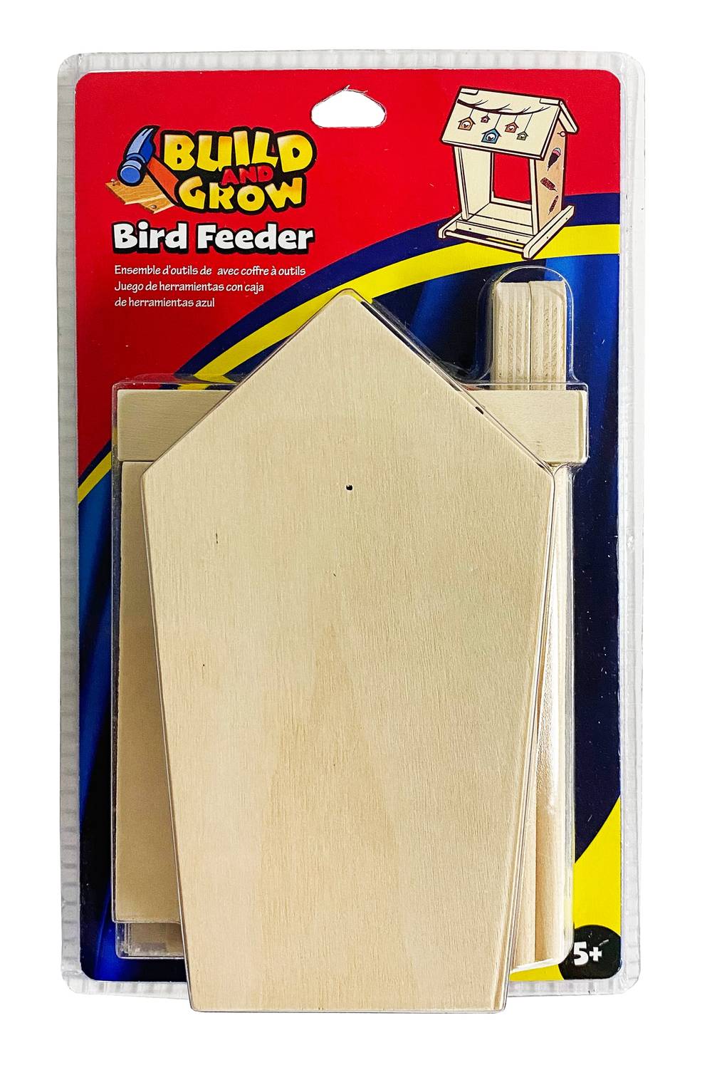 Build and Grow Kid's Beginner Bird Feeder Project Kit | 64571