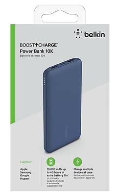 Belkin BOOSTCHARGE USB-C Power Bank for Multiple Brands, 10000 mAh, Blue (BPB011BTBL)