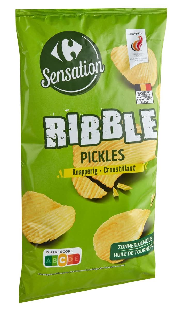Carrefour Sensation Ribble Pickles Croustillant 250 g