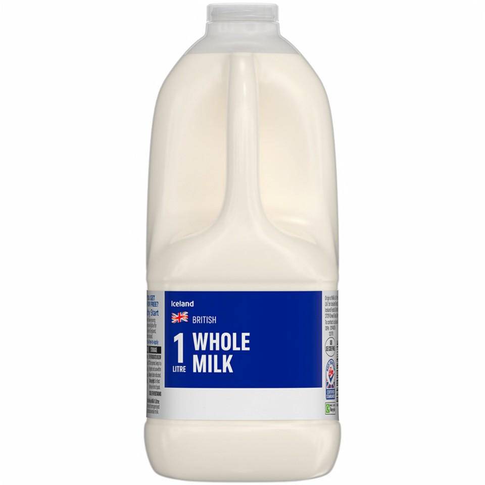 Iceland British Whole Milk (1 L)