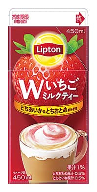 リプトン≪Wいちごミルク≫ティー(450ml)