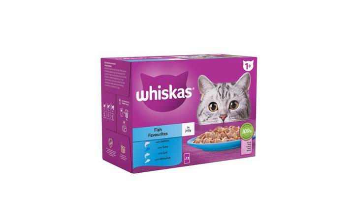 Whiskas Fish Selection Pouch 85g 12pk (404682)