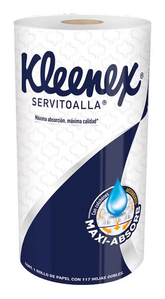 Kleenex · Rollo servitoalla 117 hojas dobles