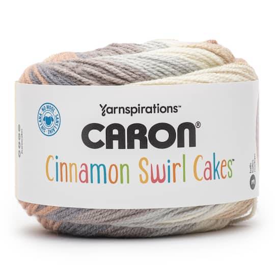 Caron Cinnamon Swirl Cakes Yarn, Oyster