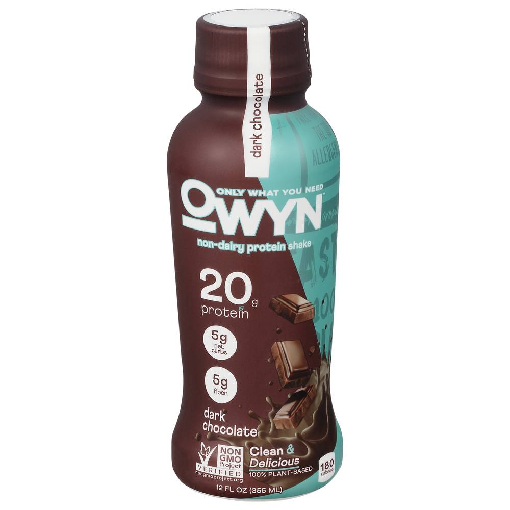 Owyn Non Dairy Dark Chocolate Protein Shake (12 fl oz)