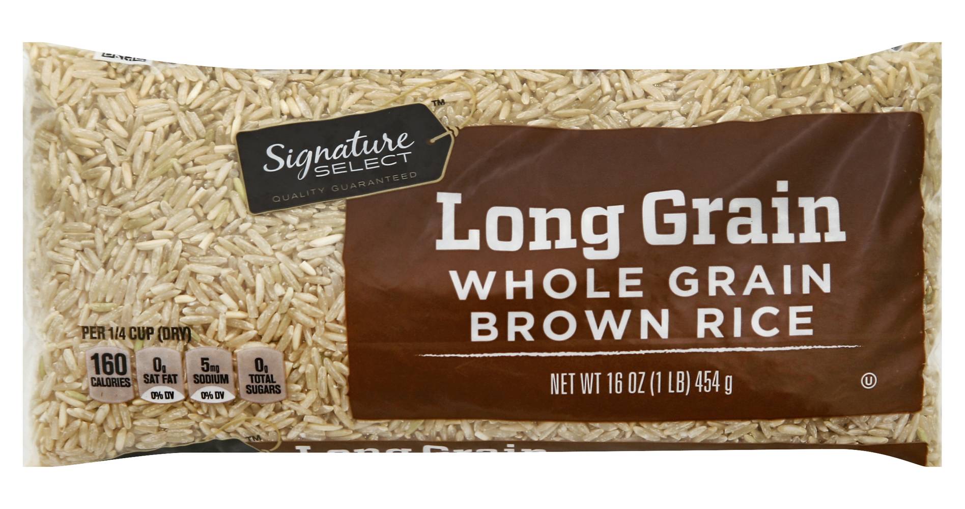 Signature Select Long Whole Grain Brown Rice (16 oz)