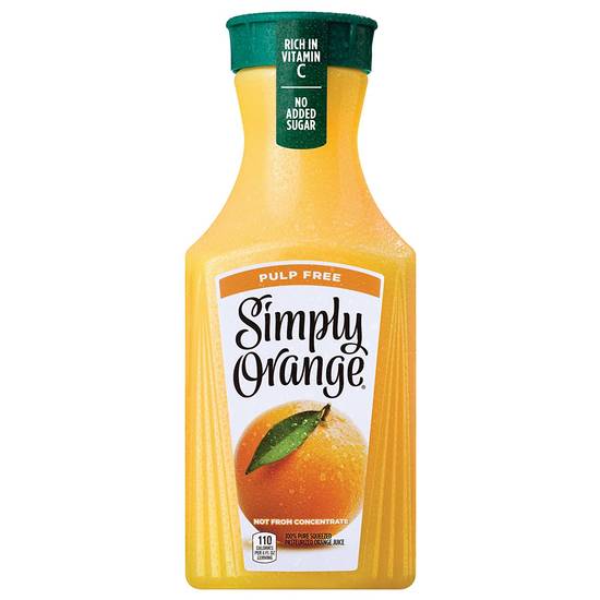 Simply Orange Pulp Free Orange Juice
