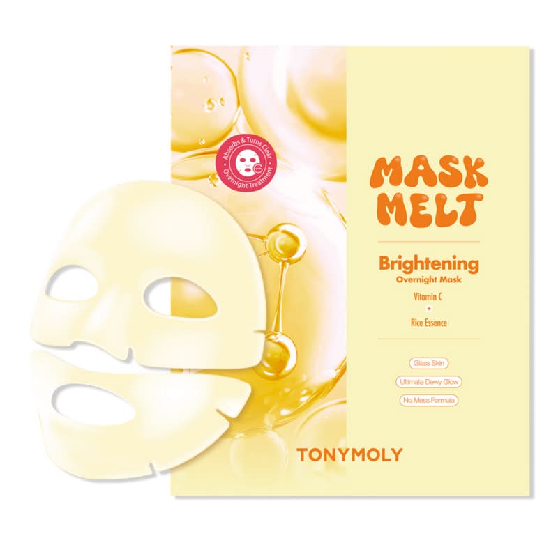 Tonymoly Mask Melt Vitamin C + Rice Overnight Hydrogel Mask 1 ct