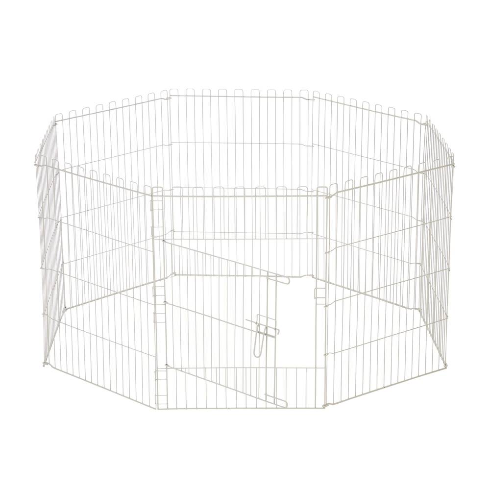 Full Cheeks™ Small Pet Exercise Pen (Size: 17.6\"L X 24\"H)