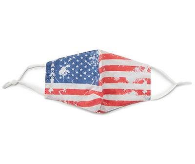 Adult American Flag Fabric Face Mask