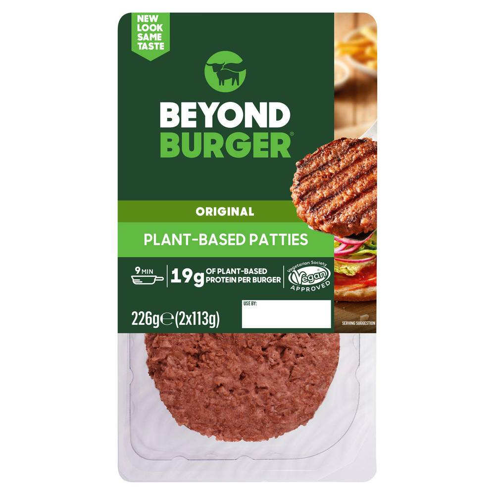 Beyond Meat Plant-Based Burger Patties x2 226g