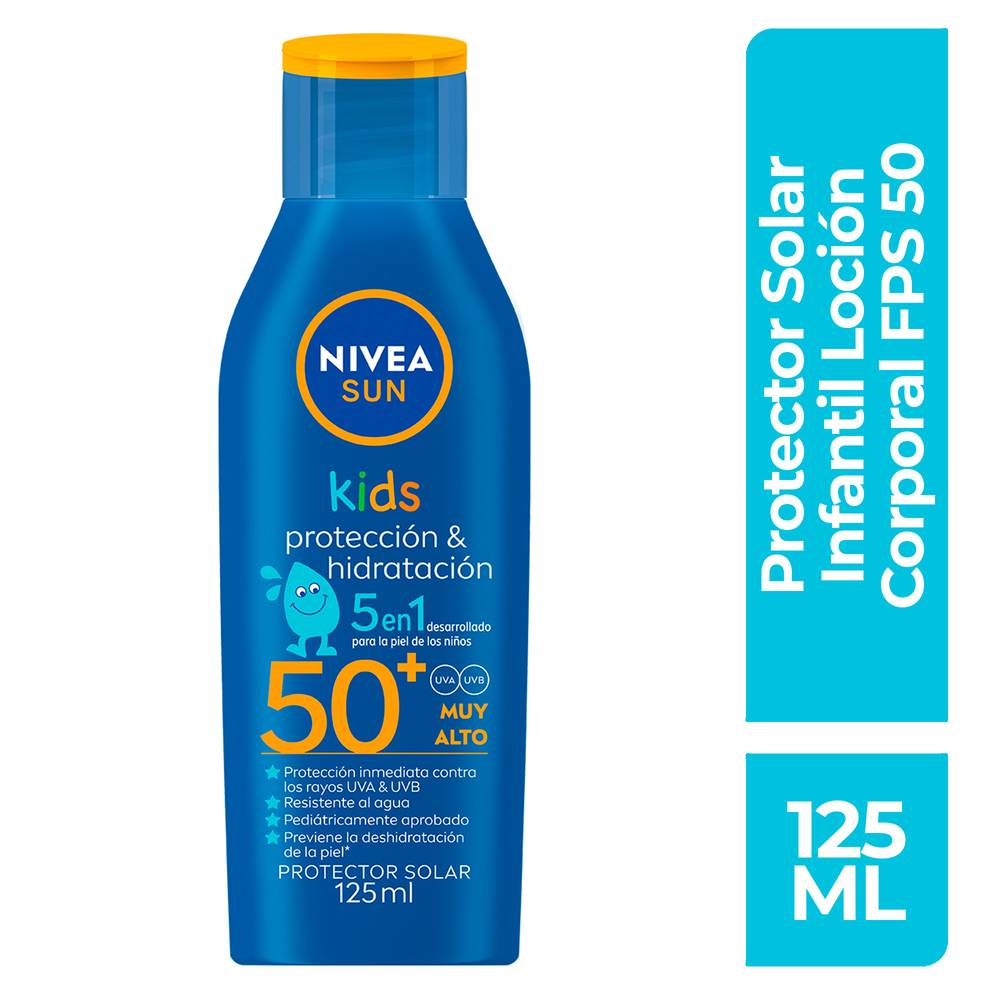 Nivea · Sun kids protector solar fs+50 (125 ml)