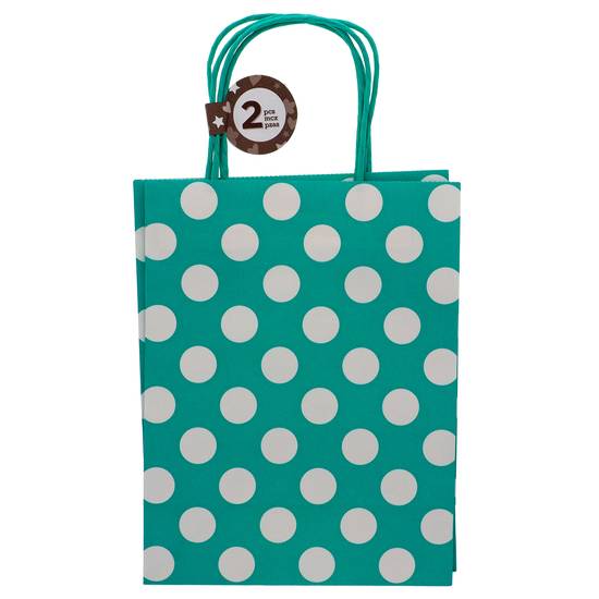 Cado Gift Bag With Handle, 2Pc (8"x 10.5"x 4.25")