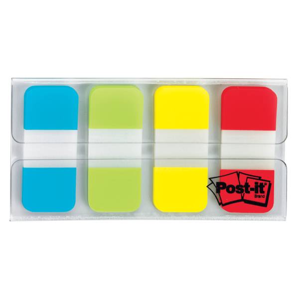 Post-It Assorted Colors With On-The-Go Dispenser 5/8"