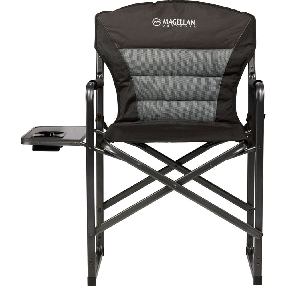 Magellan Outdoors XL Director's Chair with Phone Holder, Black