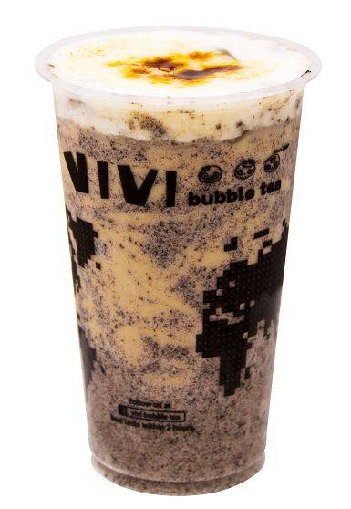 Oreo Creme Brulee Milk Tea