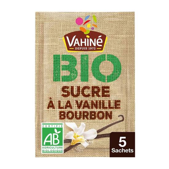 Sucre à la vanille Bourbon bio VAHINE - le sachet de 35g