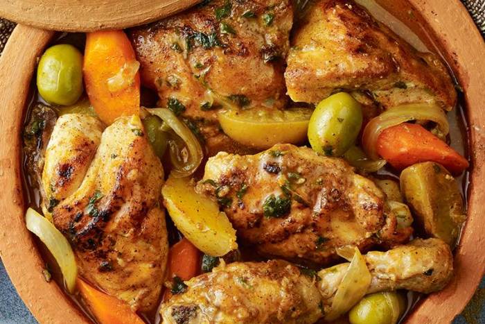 Tajine Poulet aux Olives 🫒