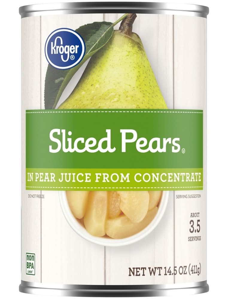 Kroger Canned Pear Slices in Pear Juice (14.5 oz)