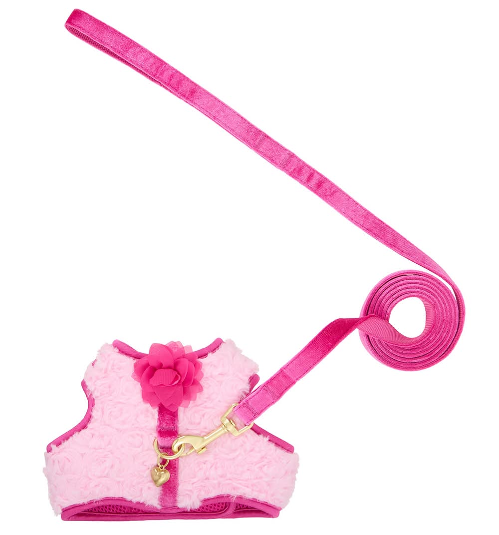 Whisker City® Pink Cat Harness and Leash (Color: Pink, Size: Cat (Adult))