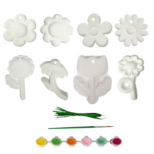 Plaster Flower Ornament Craft Kit By Creatology