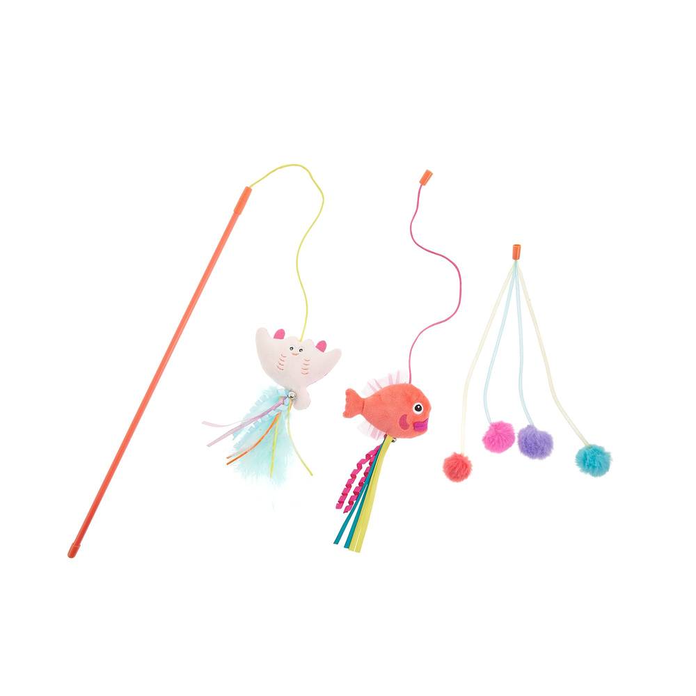 Whisker City Manta Ray Teaser Cat Toy (multicolor)