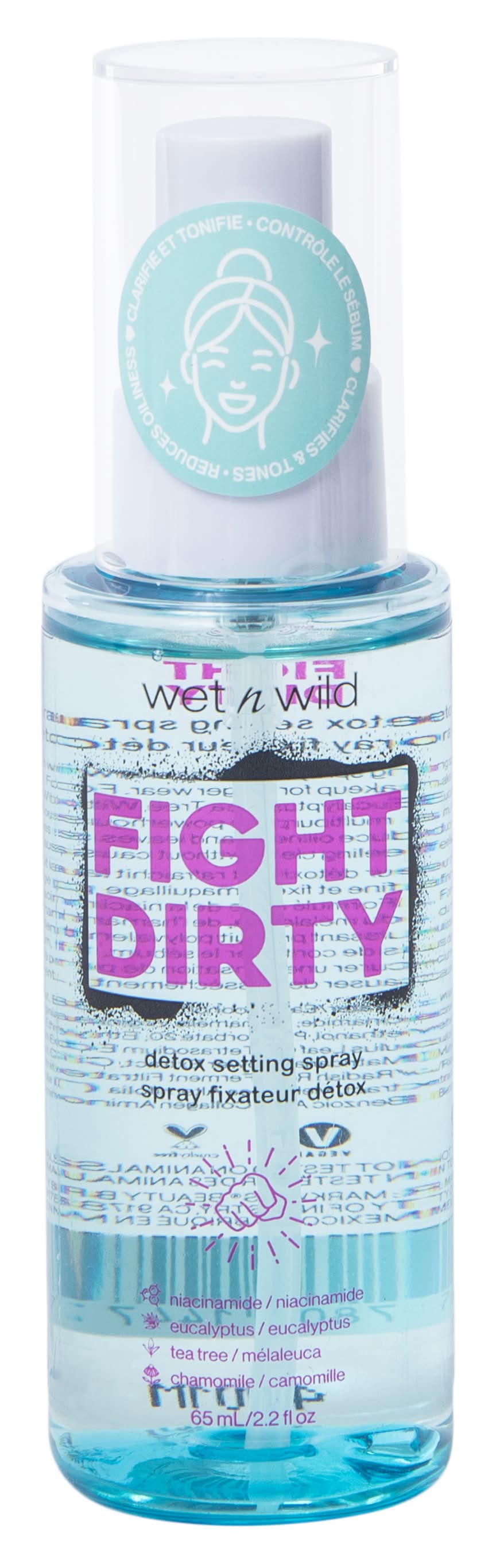 Wet N' Wild Fight Dirty Detox Setting Spray 2.2oz