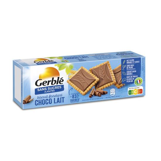 Gerble - Biscuits fondants chocolat lait sans sucres ajoutés