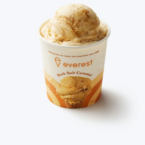 Rock Salt Caramel Ice Cream 500ML