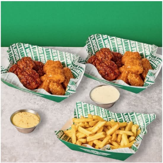 Menú Para Dos - 16 Boneless